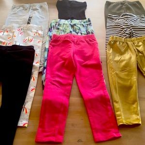 Every kind of legging your 4T girl could want.